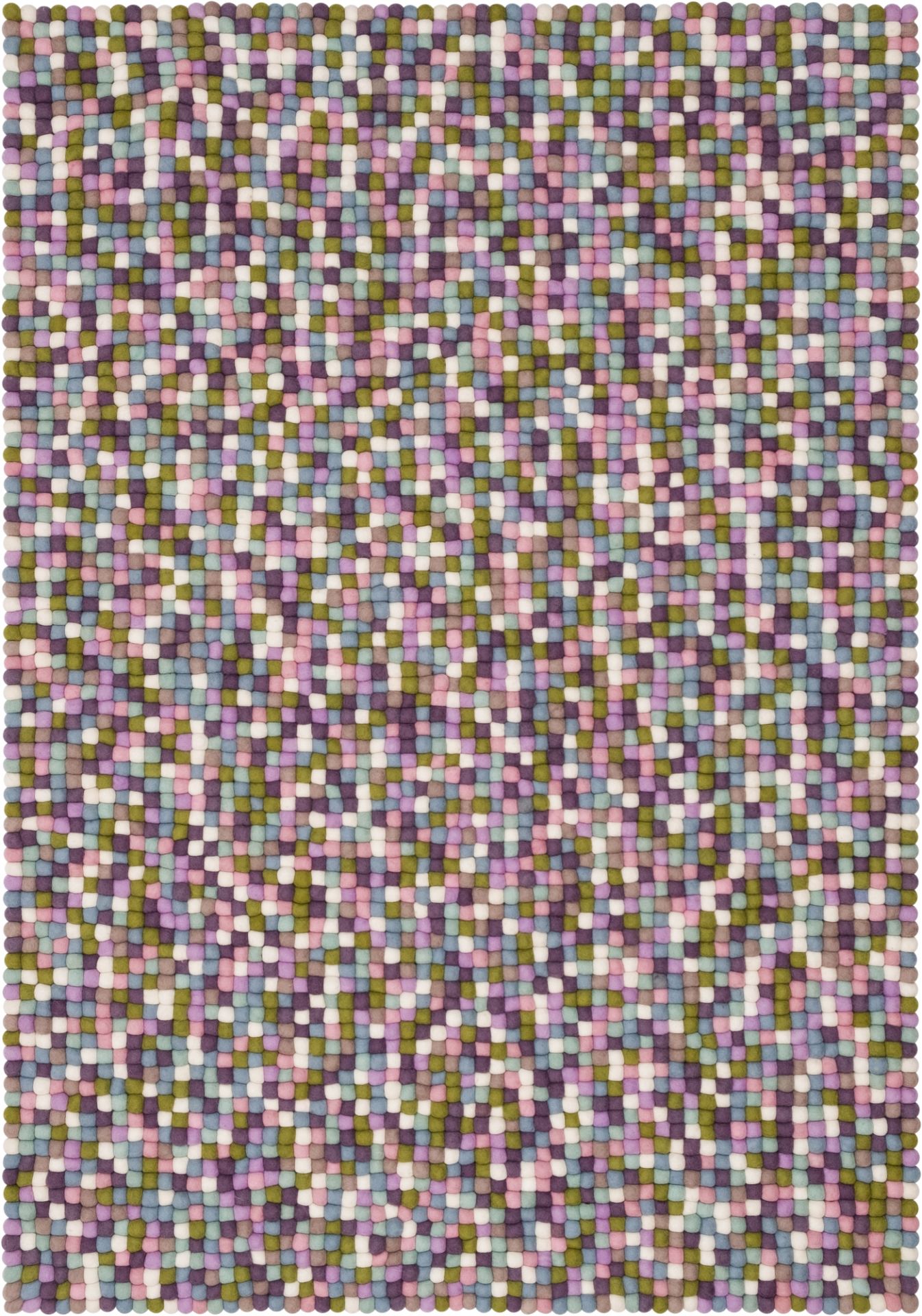 Filzkugel Teppich 160x230 cm Myfelt